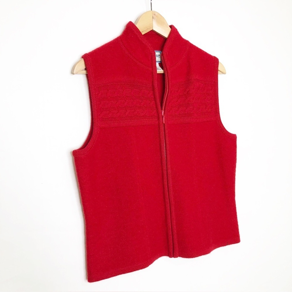 Pendleton Small Red Wool Zipfront Best - image 7